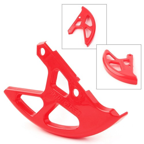 1x Bremsscheibenabdeckung Hinten für Honda CRF250R CRF450R 2004-2020 Rot