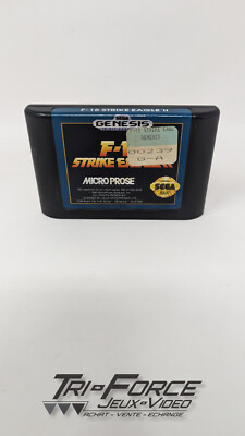 F-15 Strike Eagle II Sega Genesis SG Authentic Cart tested Free shipping