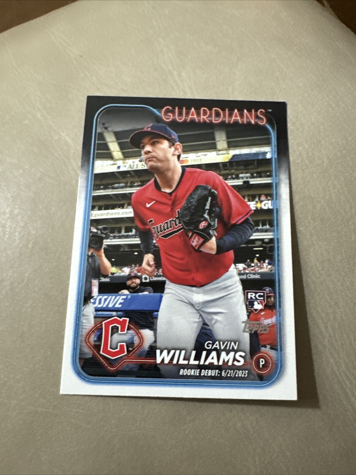 2024 Topps Update #US294 Gavin Williams Cleveland Guardians