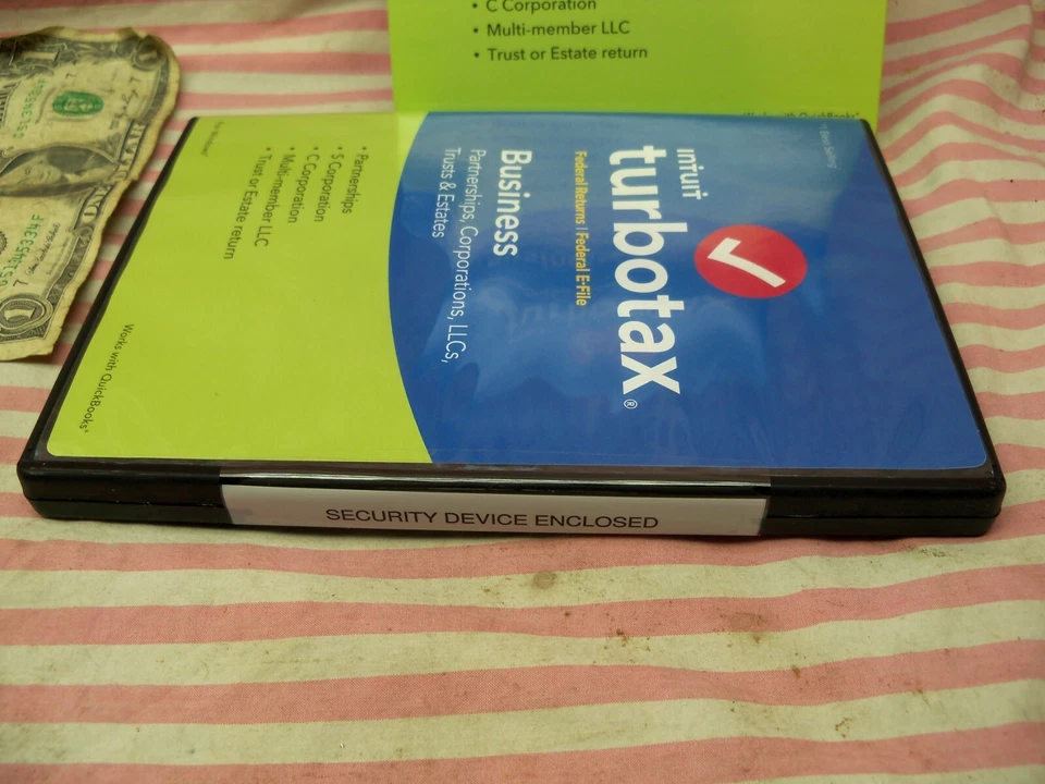 Intuit TurboTax Business 2018 Year Partnership LLC Trust Estate CD NEW Sealed - Image 4 of 4