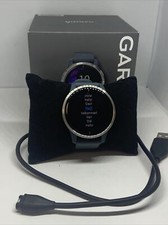 Smartwatch Garmin 62A020364 unisex cinturino gomma grigio digitale quadrante nero WAT38