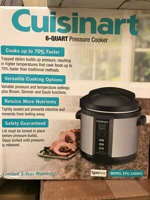 cuisinart electric pressure cooker plus manual