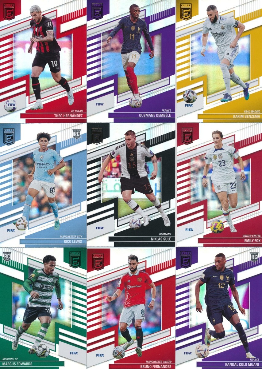 Panini 2022-23 Donruss Elite FIFA Soccer Base Cards - Choose From 