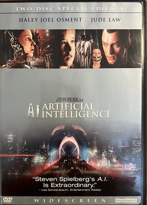 A.I. Artificial Intelligence (2-DVD Set, 2002) Jude Law/Haley Joel Osment