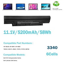   LOT Battery For Dell Latitude 3340 3350 11.1V 65Wh YFDF9 HGJW8 5MTD8 451-BBIY