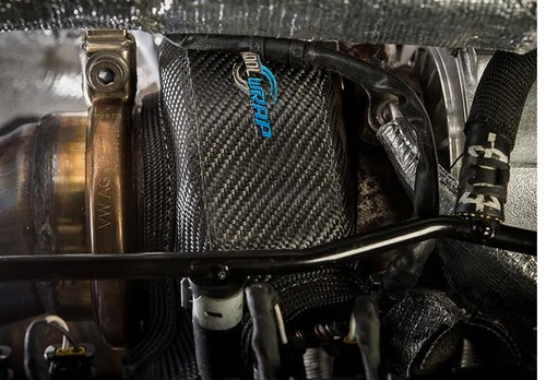 MANTA TURBO T6 Cubierta de gorro de fibra de carbono Alta temperatura Escudo térmico con resortes - Imagen 3 de 3