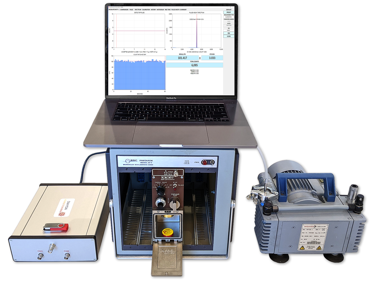 ALPHA-PRO: Turn-Key Ortec Soloist Alpha Spectrometer System | eBay