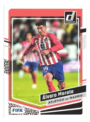 2023-24 Panini FIFA Donruss Soccer Atletico de Madrid Alvaro Morata