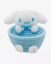 Sanrio Cinnamoroll Blue Plush Mini Basket New in Sealed Package