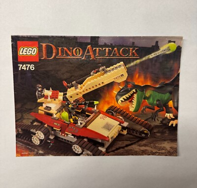 LEGO DINO Manual #7476 Iron Predator vs. T-Rex - Manual Only - No Bricks