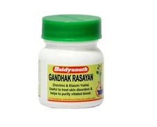 Baidyanath Gandhak Rasayan. Purifying blood and cure skin disorders. x2 80 Tabs