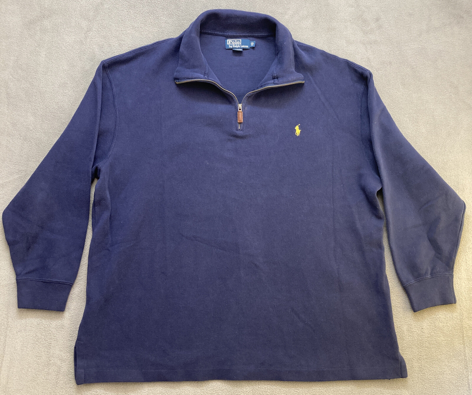 Polo Ralph Lauren Maglione Adulto XL Felpa 1 4 Cerniera Pullover Logo Pony 1XL Grande