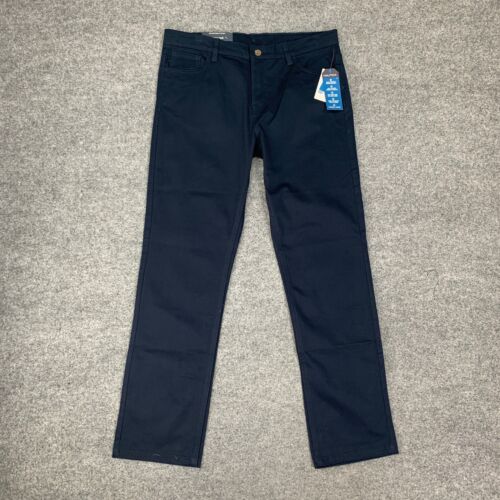 Nautica Pants Big Boys 18 Navy School Uniform Husky Stretch Cotton Performance - Picture 2 of 15