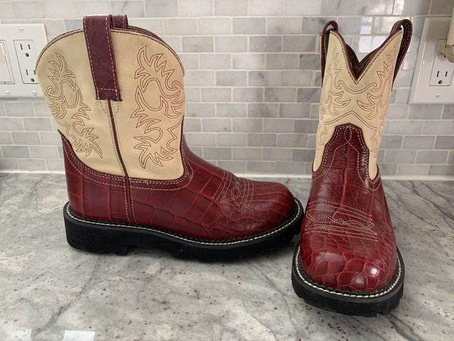baby red cowboy boots