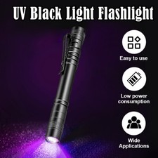 UV Taschenlampe 365 nm Ultraviolett Taschenla...