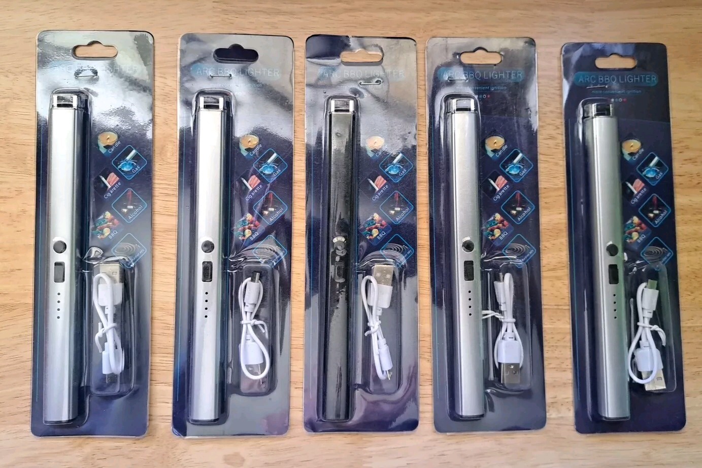 Arc Windproof Flameless Usb Lighter Rechargeable.#x957
