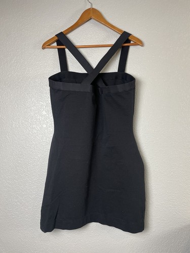 NWT Kate Spade Saturday Black Tube Mini Dress LBD Bodycon Club Dancing Size Lg - Picture 2 of 11