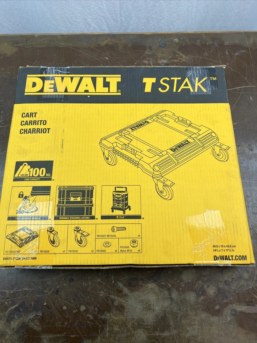 DeWalt T Stak DWST1 71229 CART DOLLY T STAK TSTAK 100KG CAP S6 eBay