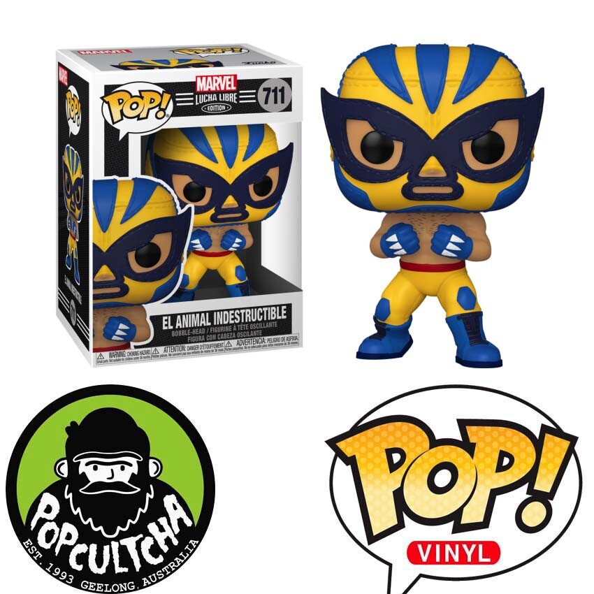 En Oferta Marvel: Lucha Libre Edition El Animal Indestructible Wolverine Pop! Vinyl &Quot;New&Quot;