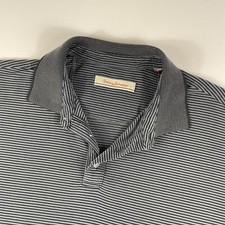 Tommy Bahama Polo Shirt Men  s Large Grey Short Sleeve Modal Blend Island