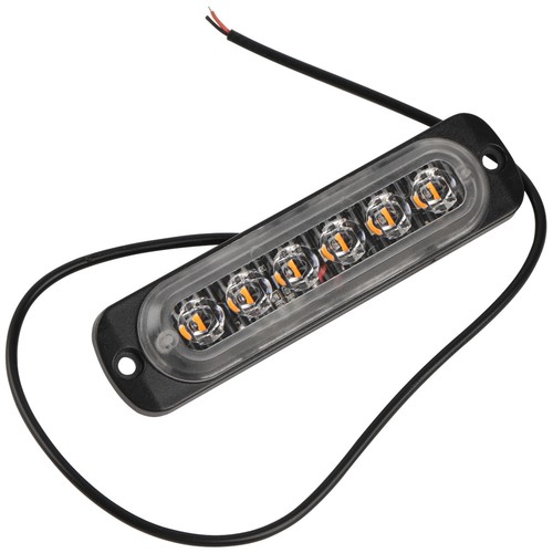 Amber Smoked Side Marker Clearance Lights 6 LED for Truck Trailer Signal lights - 第 14/18 張圖片