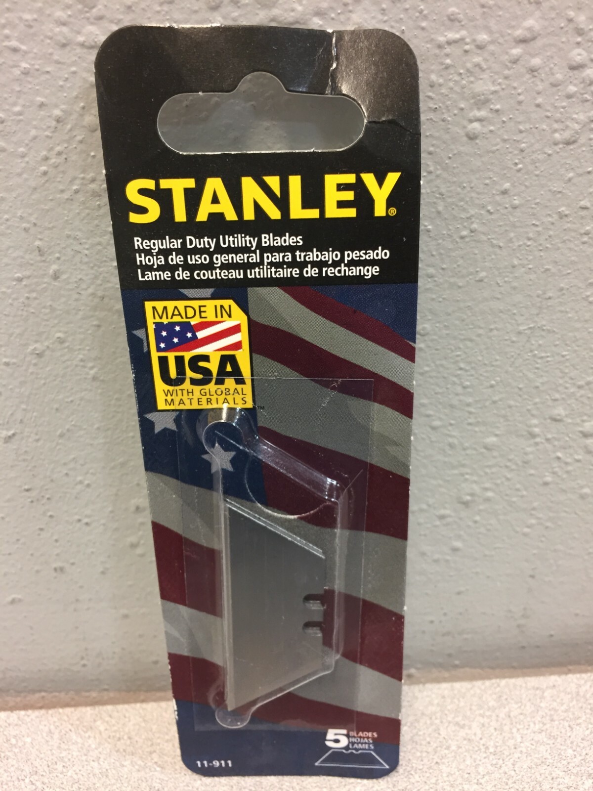 Stanley 11-911 Steel Regular Duty Utility Replacement Blade 