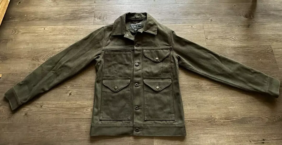 New Filson Men's Short Cruiser Jacket in Magnum Black Size XS (Made In USA)  | eBay