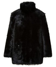 Akris Lord Lamb Fur Jacket Coat In Black Size 10 — $4,990
