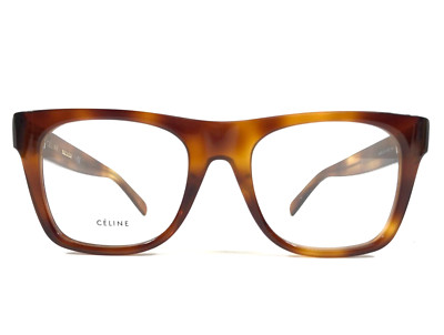 Celine Eyeglasses Frames CL50018I 053 Light Tortoise Square Full Rim 49-19-145