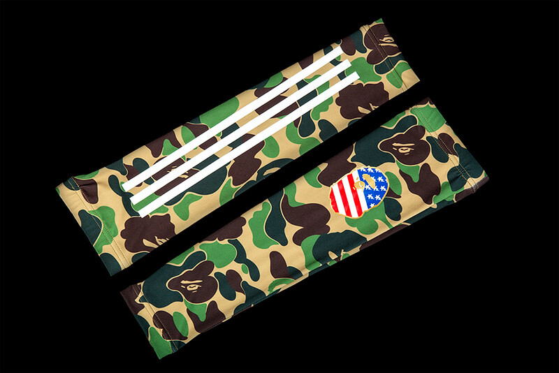 bape football sleeve