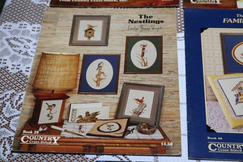 COUNTRY CROSS STITCH 8 26 28 43 46 67 101 Cupboard Quilts Birds Love Barn UPICK - Picture 13 of 17