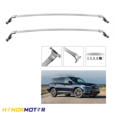 New Pair Luggage Top Roof Rack Cross Bars For 2014-2018 Infiniti