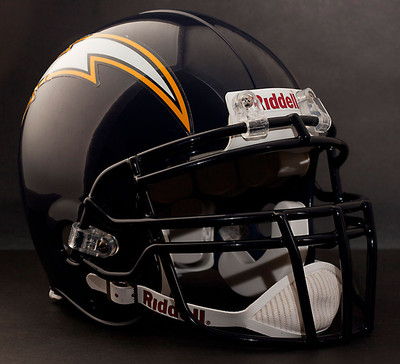 chargers blue helmet
