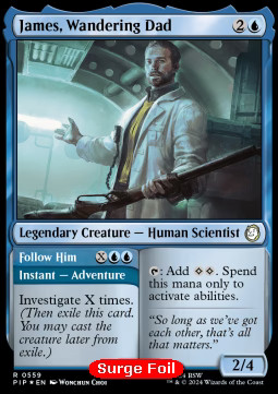 James, Wandering Dad // Follow Him (V.2) XPIP-559 Rare Englisch Excellent Foil