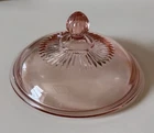 Vintage Pink Depression Glass Candy Dish Lid