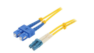 QOLTEC-54034 Patch cord światłowodowy LC/UPC,SC/UPC 5m Światłowód: 9/125um