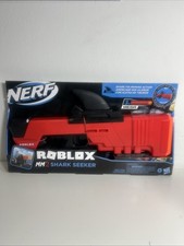 Nerf Roblox MM2 Shark Seeker Dart Blaster Shark-Fin Priming 3 Mega Comes w/ Code