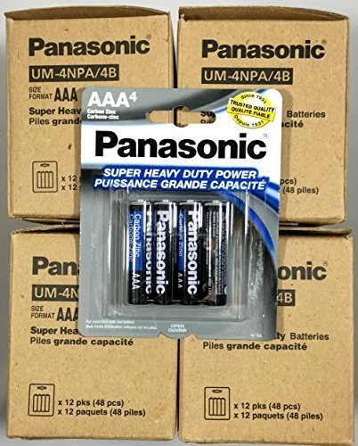 Kit Pilha Panasonic Aaa 12 Un Aa 12 Un Comum Zinco Original - Foto 9