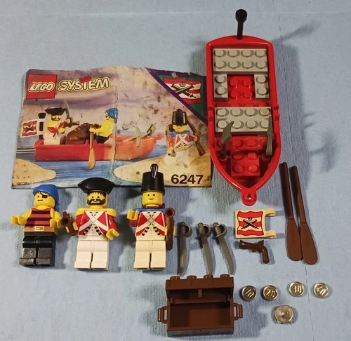 New ListingVintage Lego 6247 Pirates Set Imperial Guards Bounty Boat 1992 Complete