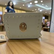 Valentino Orlandi Small Black Convertible Purse/Clutch/Crossbody Bag