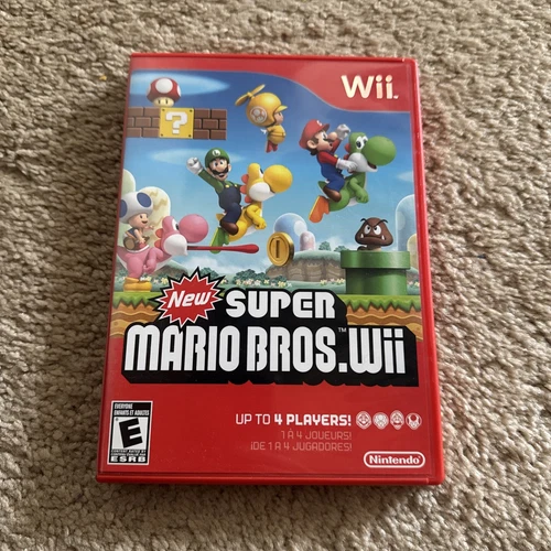 New Super Mario Bros. Wii (Nintendo Wii, 2009) Complete In Box