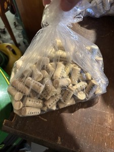 Boordy Vineyards Wine Corks Bag for Crafting, DIY Projects, Art Supplies