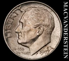 1947-D Roosevelt Dime- Silver- Scarce Better Date- No Reserve #K558