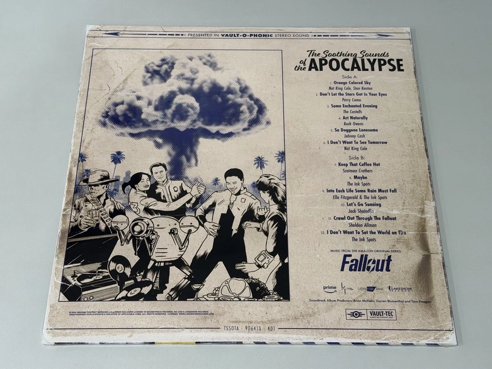 Fallout - The Soothing Sounds Of The Apocalypse Blue Color Limited LP Vinyl - Image 2 of 3