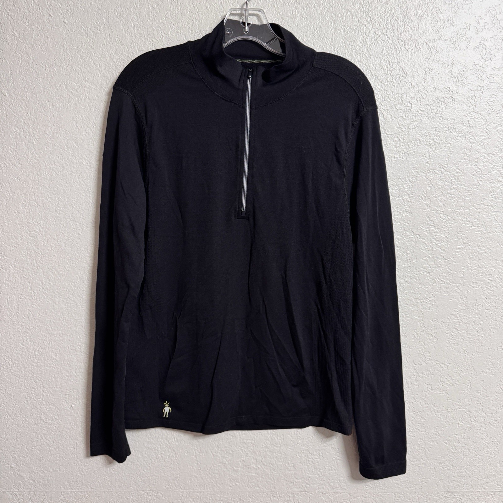 Smartwool PhD Pullover Womens Medium Black Merino… - image 1