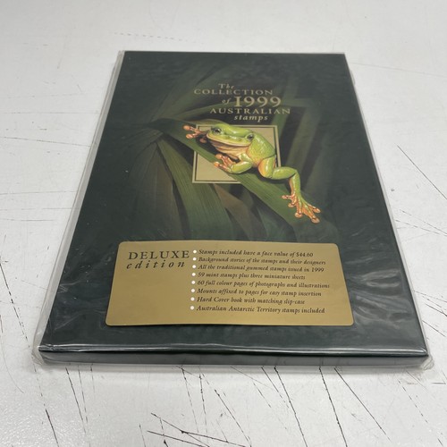 ORIGINAL RETRO Postage Stamp Collection Album Empty Australia 1999