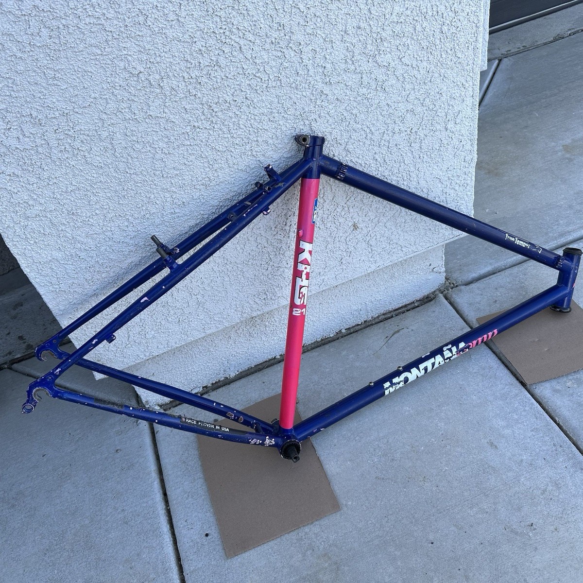 Vintage KHS 21 Montana Comp Mountain Bike Frame True Temper