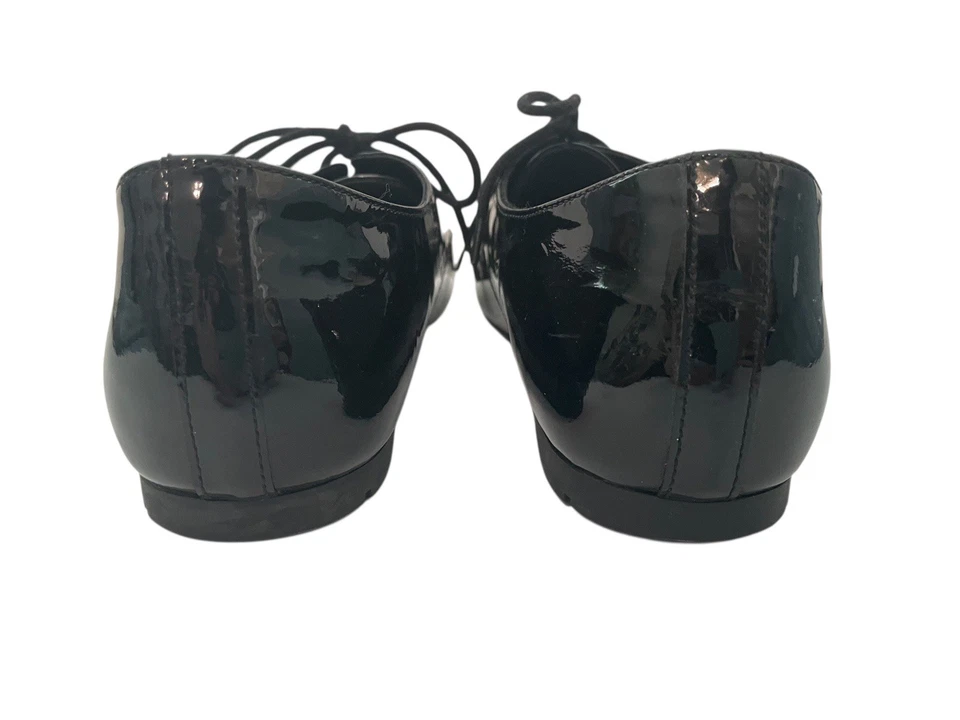 Birkenstock Saunders Black Patent Leather Oxford Loafers Lace Up Flats US8/39 EU - Image 4 of 4