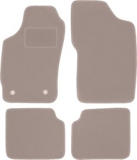 Fußmatten Automatten Velours Beige für Peugeot 306 1993-2001 4-tlg