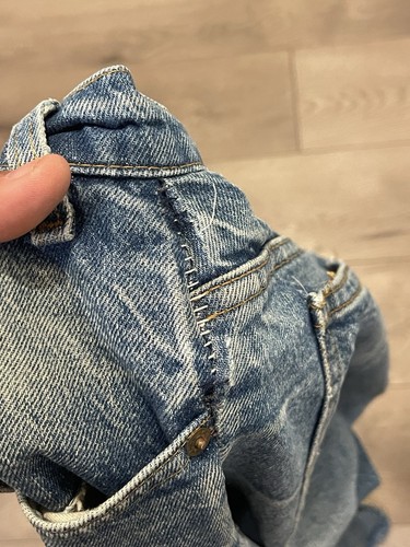 Vintage Levis 80s Orange Tag 40509-0215 Blue Jeans 34x30 Distressed Made In Us - Bild 12 von 13